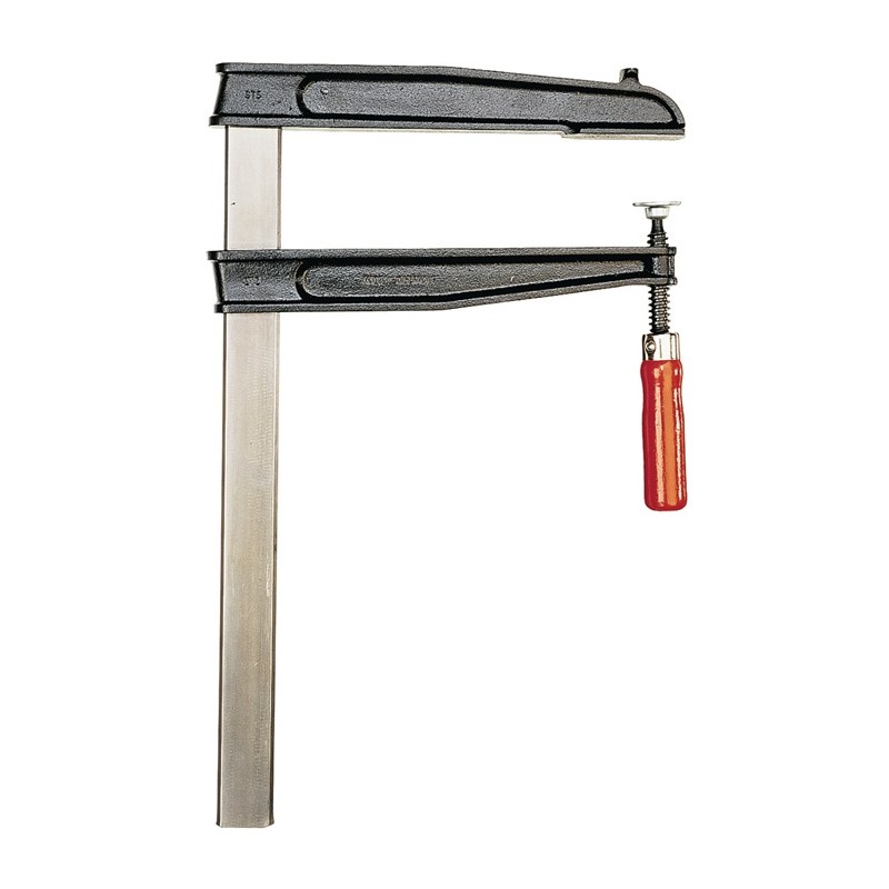 Presse à vis serrage profond TGNT envergure 400 mm col de cygne 250 mm manche en bois 40 x 11 mm BESSEY Presse à vis serrage profond TGNT envergure 400 mm col de cygne 250 mm manche en bois 40 x 11 mm BESSEY