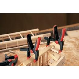 Presse à ressort VarioClippix XV envergure maxi. 55 mm plastique col de cygne 37 mm BESSEY