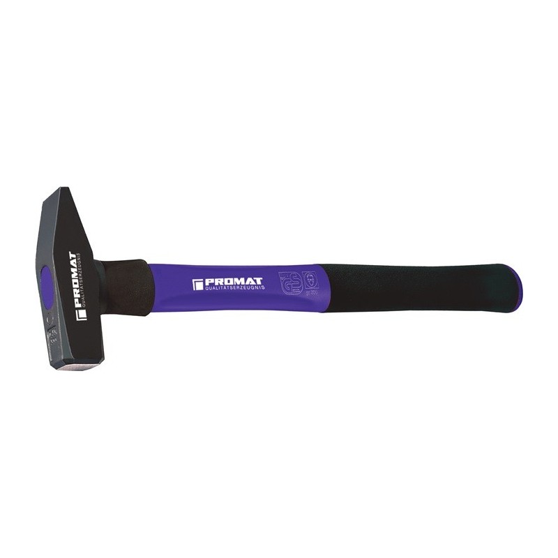 Marteau rivoir PROMAT 500 g longueur du manche 320 mm Manche 3 composants avec goupille de protection en acier PROMAT