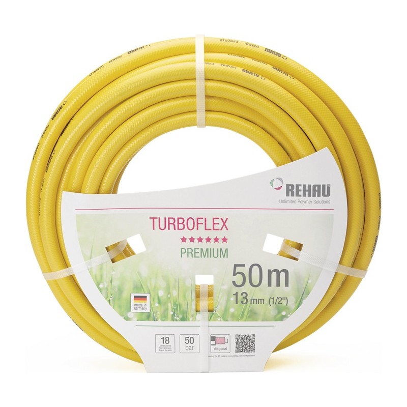 Tuyau d arrosage Turboflex longueur 25 m D. intérieur 13 mm D. ext. 18 mm MT REHAU Tuyau d arrosage Turboflex longueur 25 m D. intérieur 13 mm D. ext. 18 mm MT REHAU