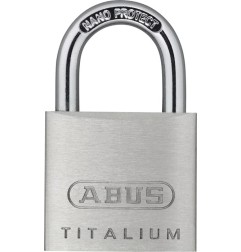Cadenas cylindrique 64TI/30 gl largeur du corps de verrou 30 mm Titalium fermeture identique 6311 ABUS