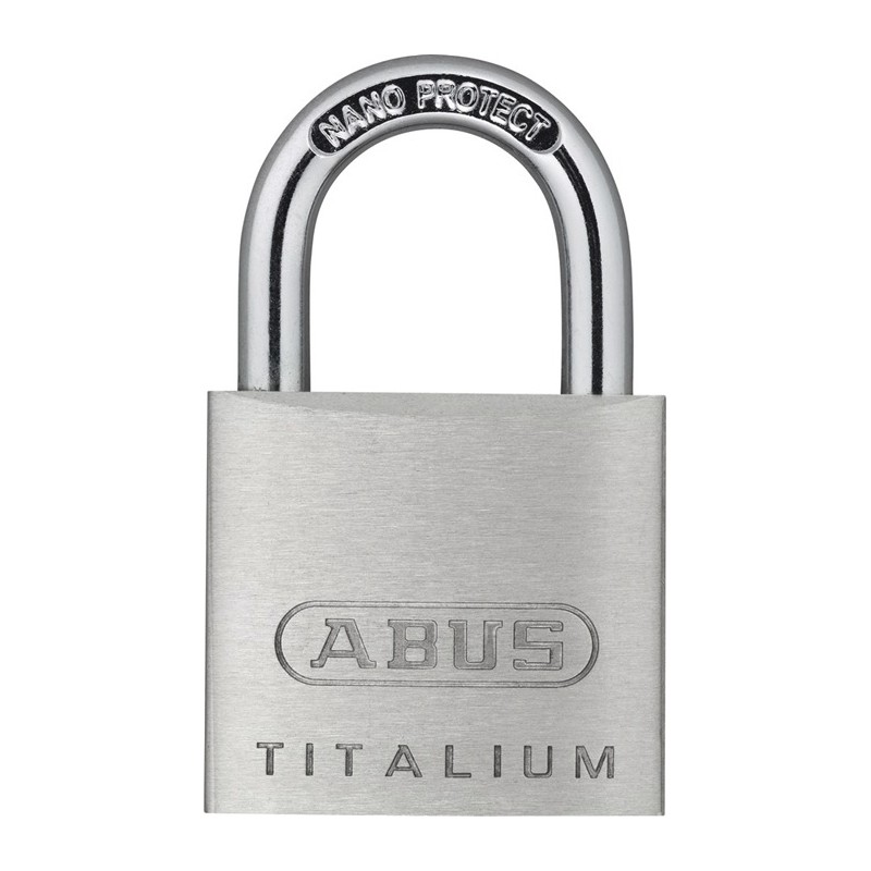 Cadenas cylindrique 64TI/30 gl largeur du corps de verrou 30 mm Titalium fermeture identique 6311 ABUS Cadenas cylindrique 64TI/30 gl largeur du corps de verrou 30 mm Titalium fermeture identique 6311 ABUS