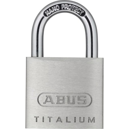 Cadenas cylindrique 64TI/30 gl largeur du corps de verrou 30 mm Titalium fermeture identique 6311 ABUS