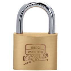 Cadenas cylindrique 400 E Magno / 30 GL largeur du corps de verrou 30 mm laiton fermeture identique BURG-WÄCHTER