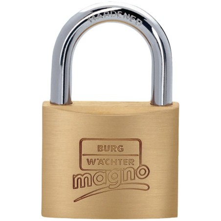 Cadenas cylindrique 400 E Magno / 30 GL largeur du corps de verrou 30 mm laiton fermeture identique BURG-WÄCHTER
