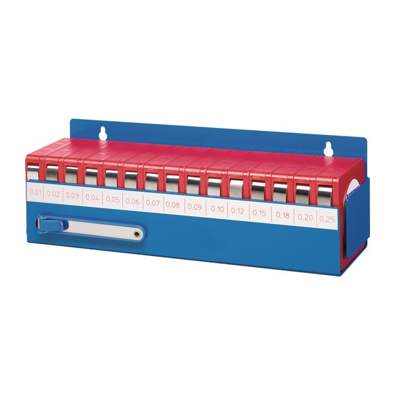 Jeu de rubans jauge dépaisseur 0,01-0,25 mm longueur 5 m largeur 12,7 mm PROMAT Jeu de rubans jauge dépaisseur 0,01-0,25 mm longueur 5 m largeur 12,7 mm PROMAT