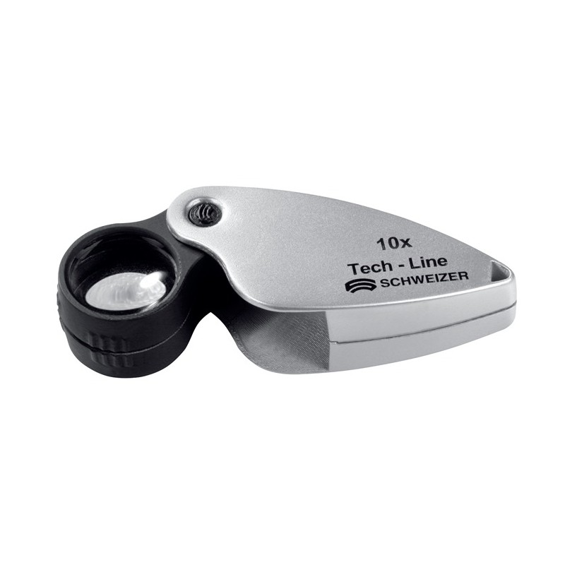 Loupe pliable Tech-Line agrandissement 20x D. de lentille 16,8 mm SCHWEIZER Loupe pliable Tech-Line agrandissement 20x D. de lentille 16,8 mm SCHWEIZER