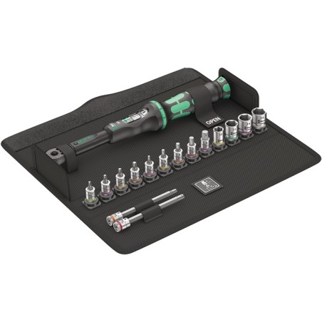 Jeu de clés dynamométriques Fiets Set Torque 1 16 pièces 2,5-25 Nm 1/4 po. WERA