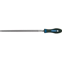 Râpe à bois DIN 7263 E L. 200 mm coupe transv. 8 mm coupe 2 rond Ergonomique bicomposant PROMAT