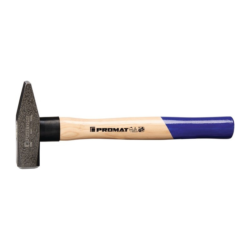 Marteau rivoir PROMAT 200 g longueur du manche 280 mm Hickory avec gaine de protection en nylon PROMAT