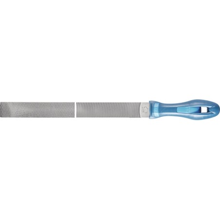 Râpe à bois DIN 7263 C L. 200 mm coupe transv. 21 x 7,5 mm coupe 2 demi-rond Ergonomique bicomposant PFERD