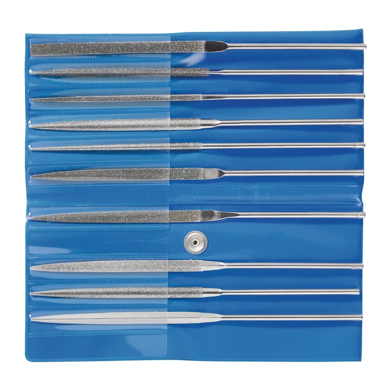 Jeu de limes aiguilles diamantées longueur 140 mm 6 pièces D 126 D 126 PROMAT Jeu de limes aiguilles diamantées longueur 140 mm 6 pièces D 126 D 126 PROMAT
