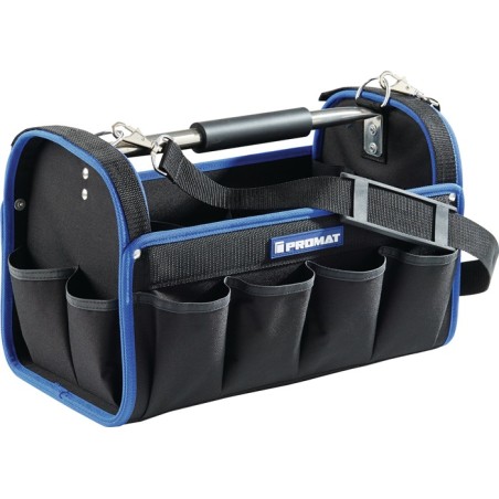 Trousse à outils l.400xP250xH200 mm nylon en nylon tissé solide PROMAT