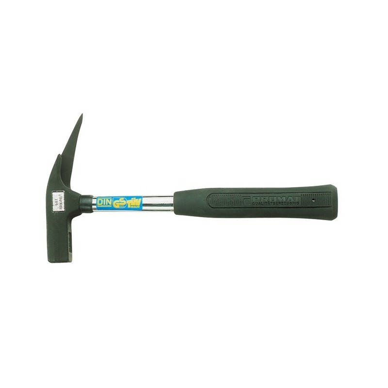 Marteau de charpentier DIN 7239 PROMAT 600 g sans aimant gratté tube d'acier peint noir PROMAT
