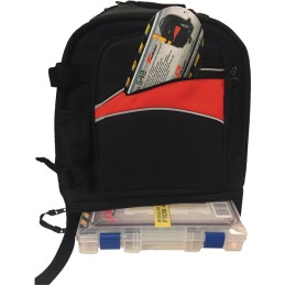 Sac à dos à outils 542 TB l.340xP200xH400 mm plastique spécial noir/rouge PLANO