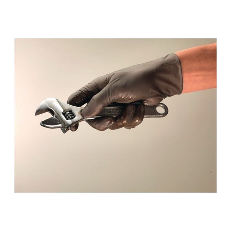 Gant jetable TouchNTuff 93-250 taille 7,5-8 anthracite nitrile EN 374 catégorie EPI III 100 pièces/boîte ANSELL Gant jetable TouchNTuff 93-250 taille 7,5-8 anthracite nitrile EN 374 catégorie EPI III 100 pièces/boîte ANSELL