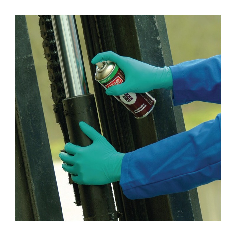 Gant jetable TouchNTuff 92-600 taille 6 1/2-7 vert EN 374 catégorie EPI III 100 pièces/boîte ANSELL Gant jetable TouchNTuff 92-600 taille 6 1/2-7 vert EN 374 catégorie EPI III 100 pièces/boîte ANSELL