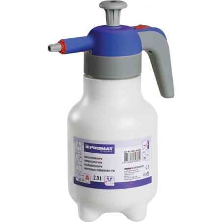 Pulvérisateur sous pression 2 l joint FPM Viton, buse plastique PROMAT CHEMICALS
