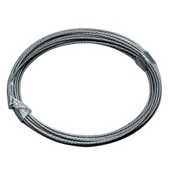 Câble en acier D. 2,0 mm longueur 10 m 6 x 7 + 1 FE force de rupture minimum 2,34 kN acier galvanisé