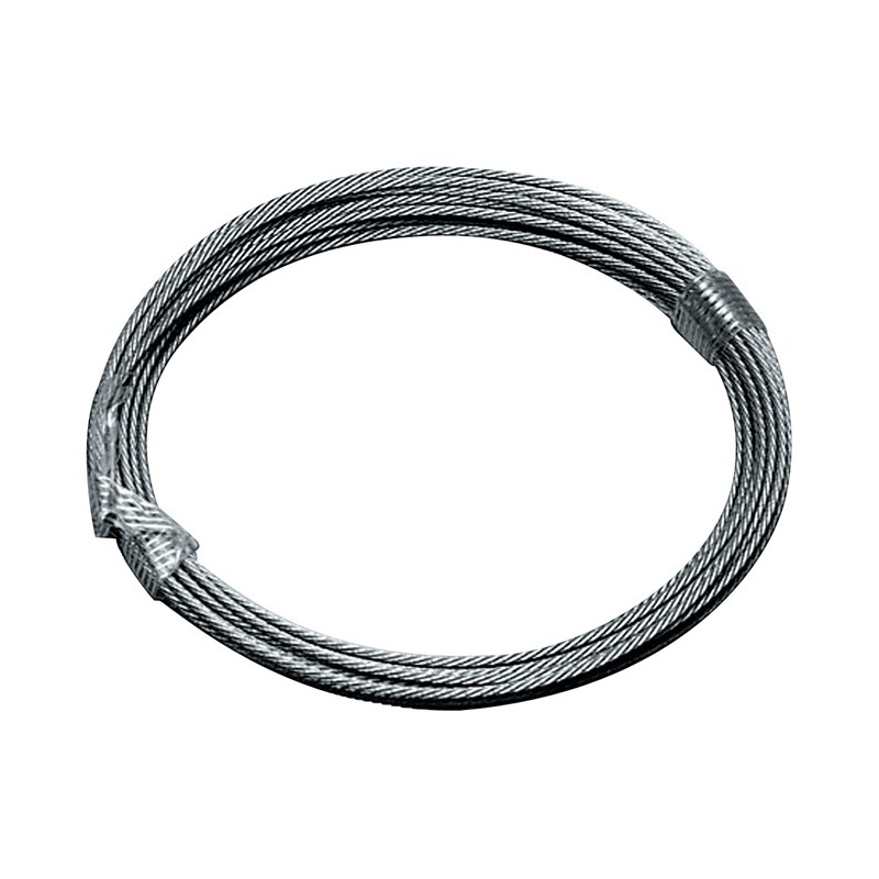 Câble en acier D. 2,0 mm longueur 10 m 6 x 7 + 1 FE force de rupture minimum 2,34 kN acier galvanisé Câble en acier D. 2,0 mm longueur 10 m 6 x 7 + 1 FE force de rupture minimum 2,34 kN acier galvanisé