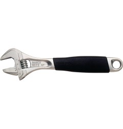 Clé à molette 9071C maxi. 27 mm longueur 208 mm avec grad.de réglage, manche plastique BAHCO