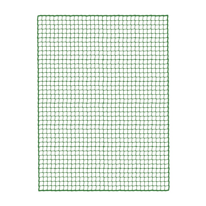 Filet à benne longueur 3 x largeur 2,5 m polypropylène, vert largeur de la maille 45 mm Filet à benne longueur 3 x largeur 2,5 m polypropylène, vert largeur de la maille 45 mm