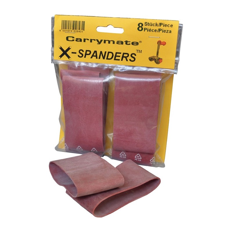 Caoutchouc de rechange X-Spander adapté à portes-panneaux Carrymate® 8 pièce CARRYMATE® Caoutchouc de rechange X-Spander adapté à portes-panneaux Carrymate® 8 pièce CARRYMATE®