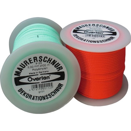 Fil pour peintres longueur 20 m D. 1 mm 15 kg polyéthylène rouge