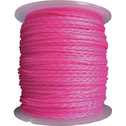 Fil de pavés longueur 100 m D. 1,7 mm 30 kg polypropylène rose