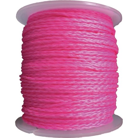 Fil de pavés longueur 100 m D. 1,7 mm 30 kg polypropylène rose