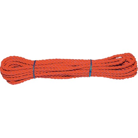 Corde multiusage longueur 10 m D. 8 mm orange BRAUN