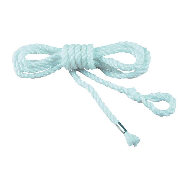 Corde d échafaudage longueur 3,0 m, D. 9 mm polypropylène blanc BRAUN Corde d échafaudage longueur 3,0 m, D. 9 mm polypropylène blanc BRAUN