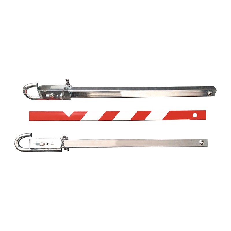 Tige de remorquage acier galvanisé L750xl170xH60 mm poids 1,1 kg, rouge-blanc avec sac de rangement Tige de remorquage acier galvanisé L750xl170xH60 mm poids 1,1 kg, rouge-blanc avec sac de rangement