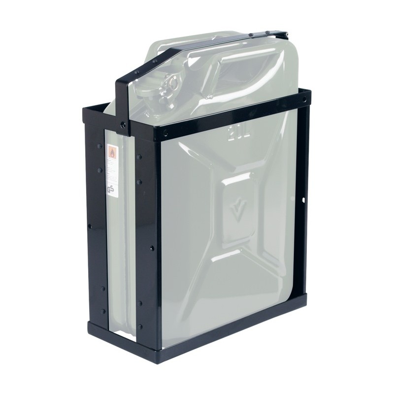 Support pour bidon L. 370 mm l. 185 mm H. 500 mm noir foncé RAL 9005 3,3 kg VALPRO Support pour bidon L. 370 mm l. 185 mm H. 500 mm noir foncé RAL 9005 3,3 kg VALPRO