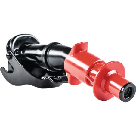 Bec verseur automatique p. bidons pour carburant Valpro 5 +10 L L. 186 mm l. 68 mm H. 92 mm av fonction arrêt remplissage noir-r