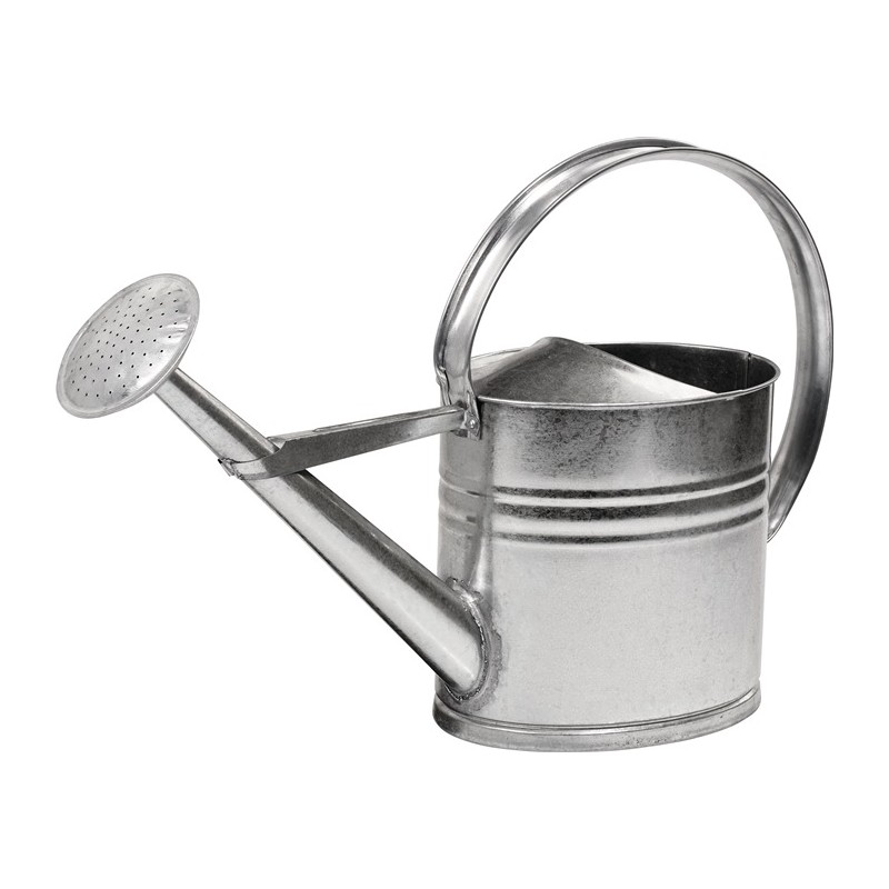 Arrosoir 10 l argent métal galvanisé Arrosoir 10 l argent métal galvanisé