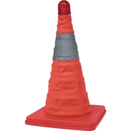 Cône de signalisation hauteur 390 mm pliable, avec couverture en nylon poids 0,51 kg, 25 x 25 cm