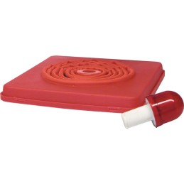 Cône de signalisation hauteur 390 mm pliable, avec couverture en nylon poids 0,51 kg, 25 x 25 cm