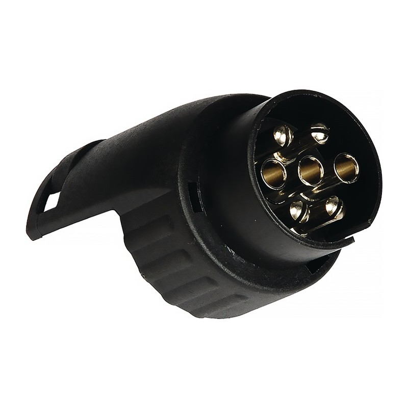 Adaptateur court mini plastique tension de 12 V noir 13 pôles au détail Adaptateur court mini plastique tension de 12 V noir 13 pôles au détail