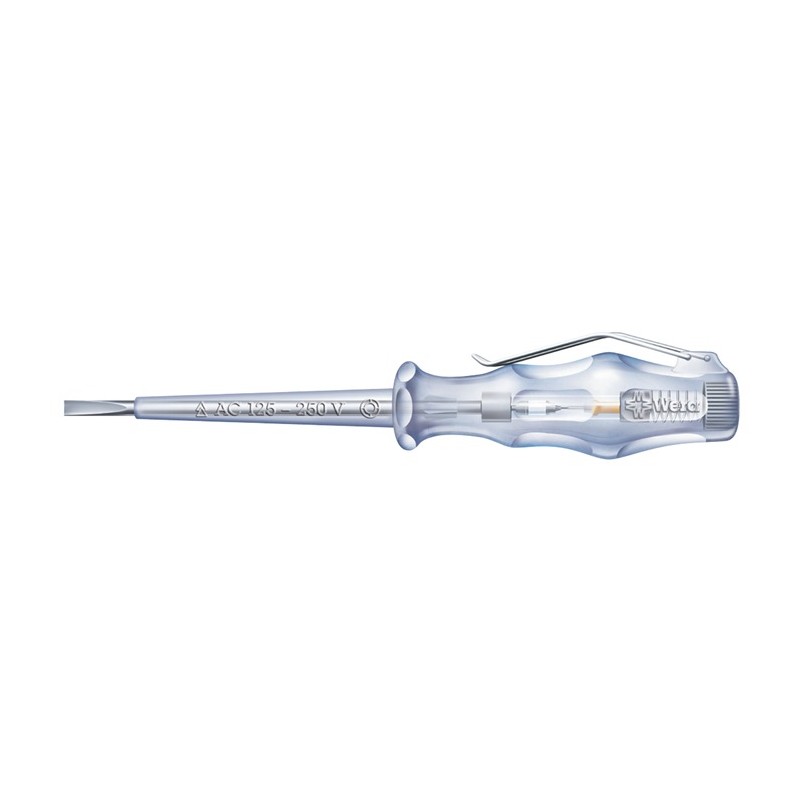 Détecteur de tension 247 150-250 V AC unipolaire largeur de lame 3 mm WERA Détecteur de tension 247 150-250 V AC unipolaire largeur de lame 3 mm WERA
