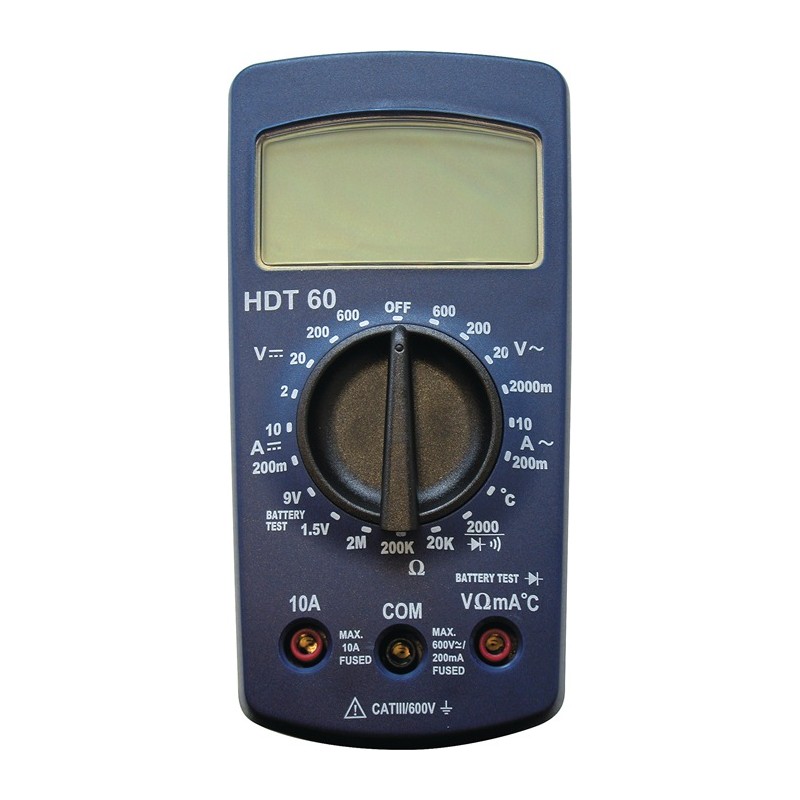 Multimètre HDT 60 2-600 V AC/DC HDT Multimètre HDT 60 2-600 V AC/DC HDT