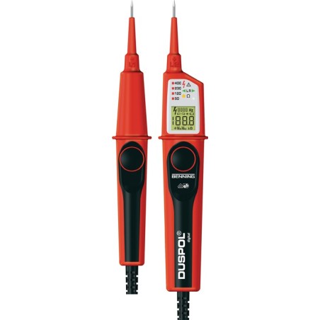 Testeur de tension/continuité DUSPOL® digital 1-1000 V AC/1-1200 V DC CAT IV 600V/CAT III 1000 V BENNING