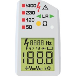 Testeur de tension/continuité DUSPOL® digital 1-1000 V AC/1-1200 V DC CAT IV 600V/CAT III 1000 V BENNING