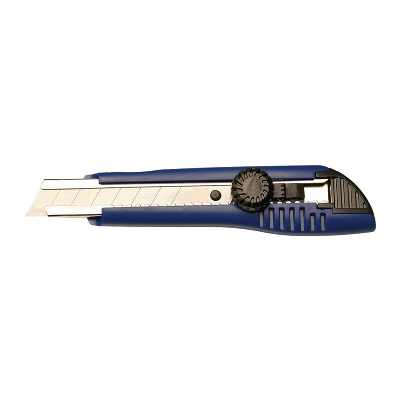 Cutter PROMAT lame 18 mm Lg 167 mm avec roulette de blocage plastique PROMAT