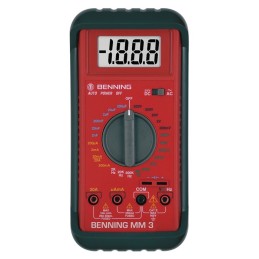 Multimètre MM 3 0,1 mV-600 V AC/DC RMS BENNING