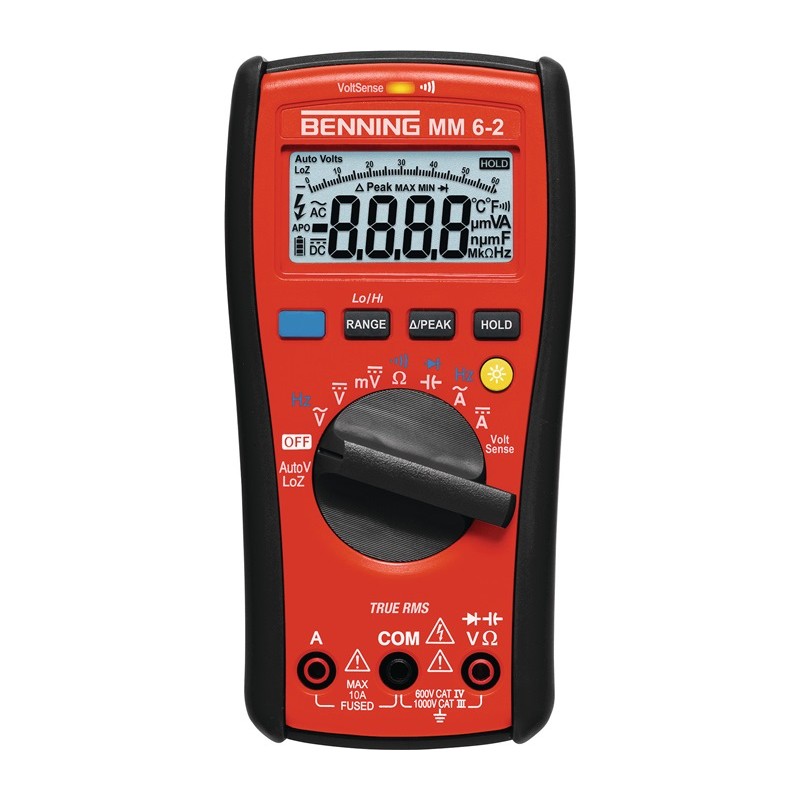 Multimètre MM 6-2 0,1-1000 V AC/DC TRUE RMS Voltsensor TRUE RMS BENNING Multimètre MM 6-2 0,1-1000 V AC/DC TRUE RMS Voltsensor TRUE RMS BENNING