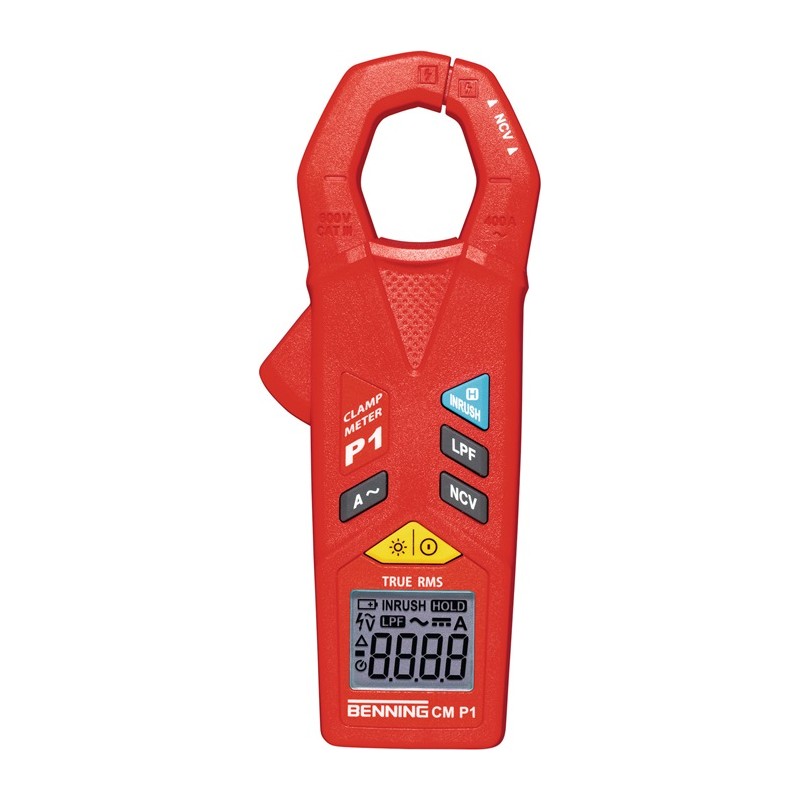 Multimètre à pince ampèremétrique CM P1 0,01 A-400 A AC CAT III 600 V av.piles/câble de mesure/sac BENNING Multimètre à pince ampèremétrique CM P1 0,01 A-400 A AC CAT III 600 V av.piles/câble de mesure/sac BENNING