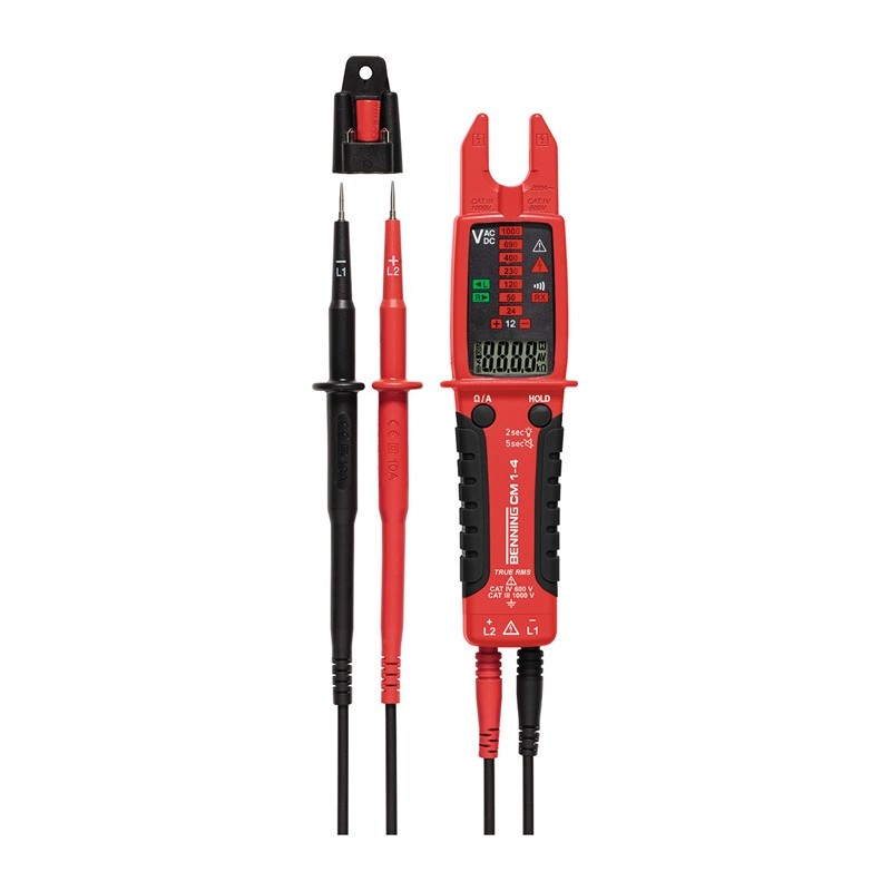 Multimètre à pince ampèremétrique CM 1-4 0,1 A-200 A AC CAT IV 600/III 1000 V BENNING Multimètre à pince ampèremétrique CM 1-4 0,1 A-200 A AC CAT IV 600/III 1000 V BENNING