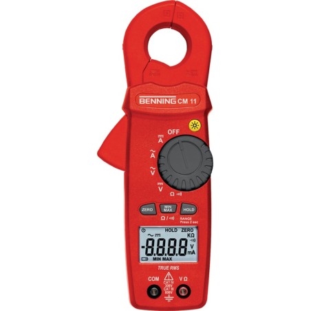 Multimètre à pince ampèremétrique CM 11 0,1 mA-20 A AC, 0,1 mA-10 A DC CAT IV 300 V BENNING