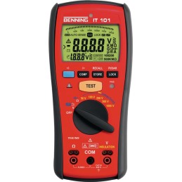 Appareil de mesure isolation/résistance IT 101 0,1 V-600 V CA/CC V 1 k?-20 G? BENNING